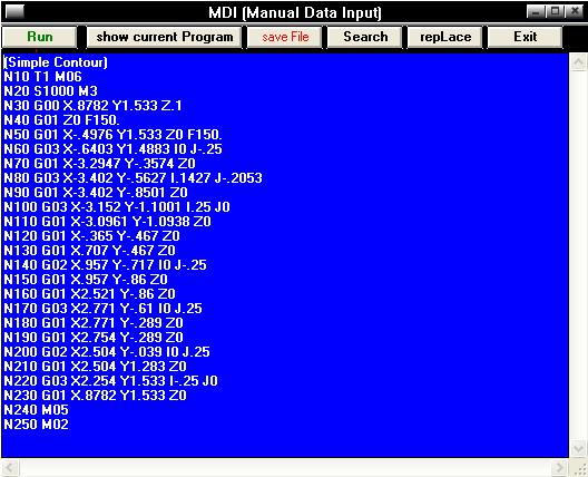 MDI (Manual Data Input)