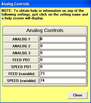 Analog Controls