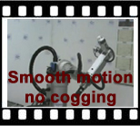 Smooth motion no cogging