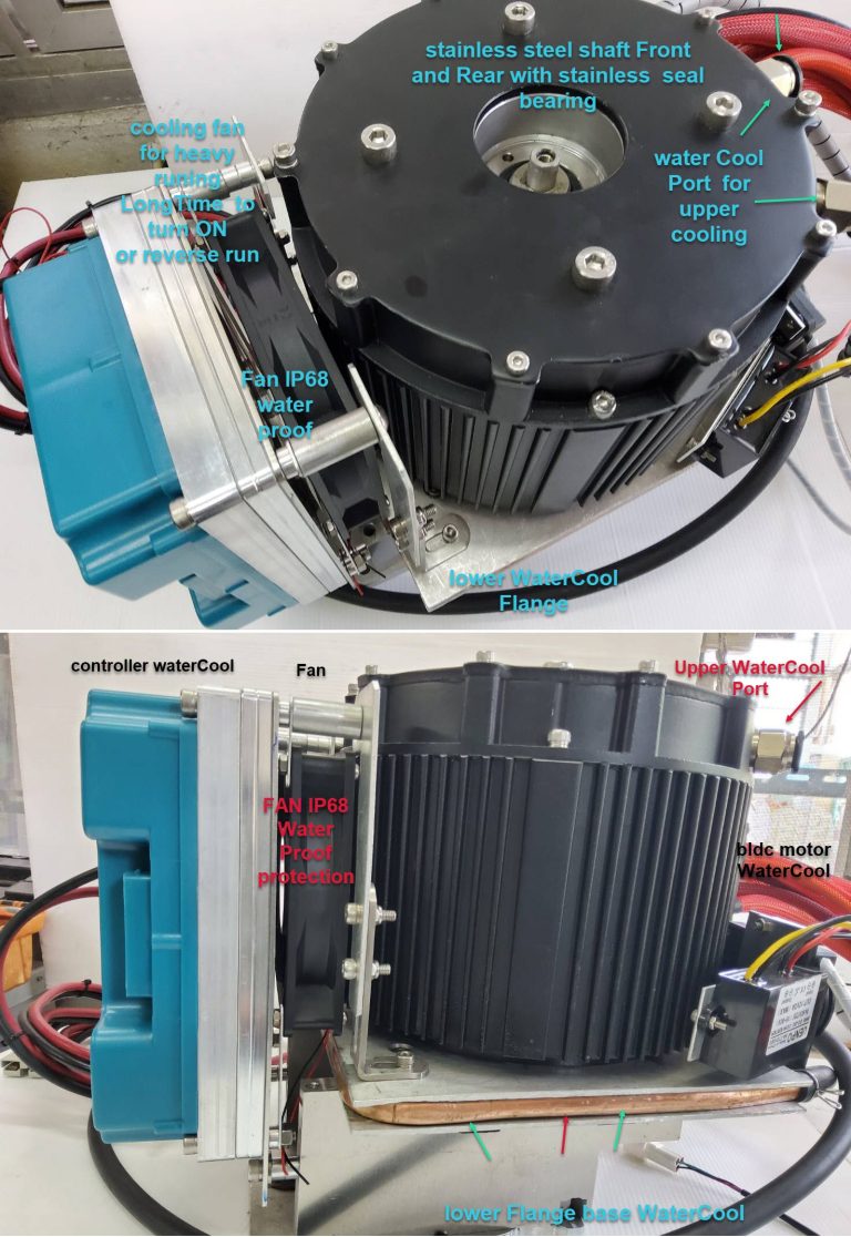 electric outboard motor waterCool double