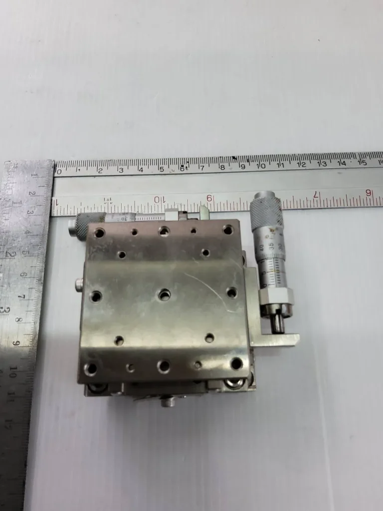 XY stage micrometer