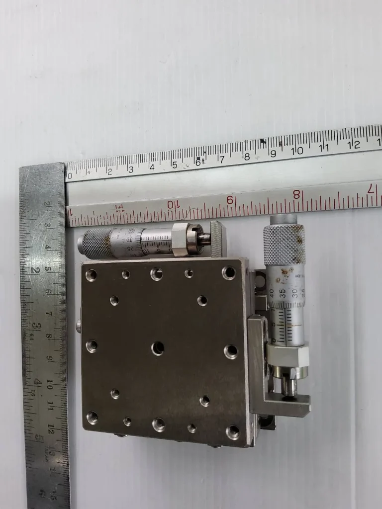 XY stage micrometer