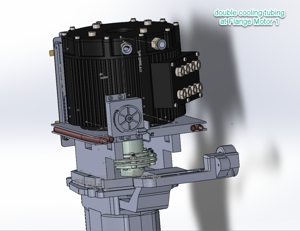 double water cool electric outboard