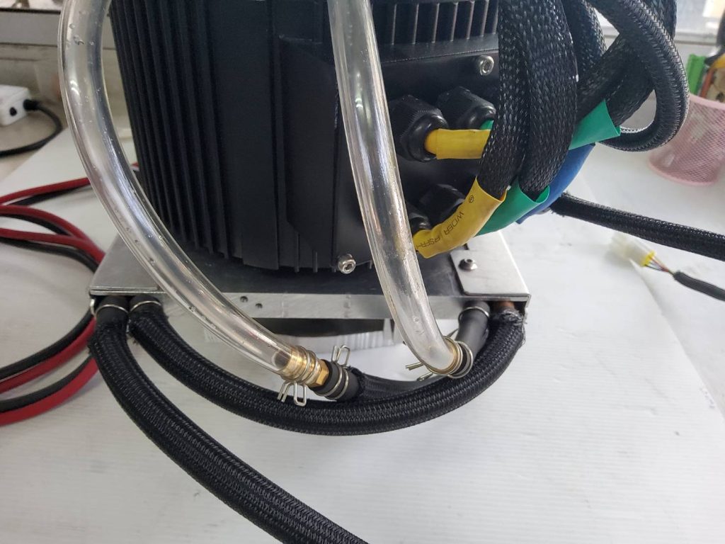 double tubing water cool electric outboard