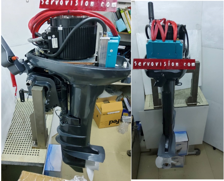 electric outboard open cover