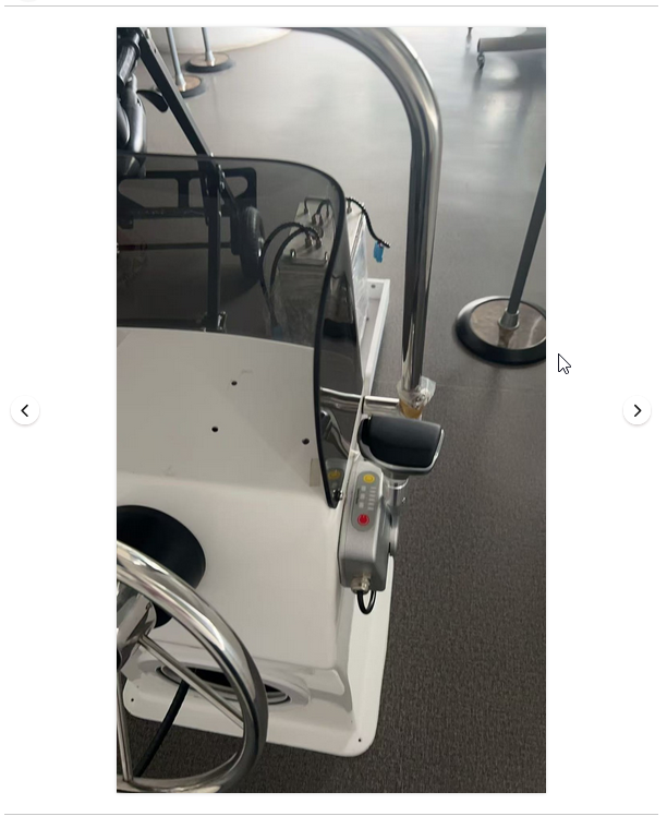 Joystick for electric outboard