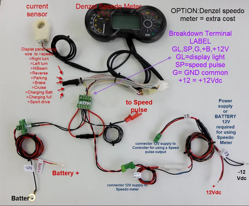dash board electric inboard