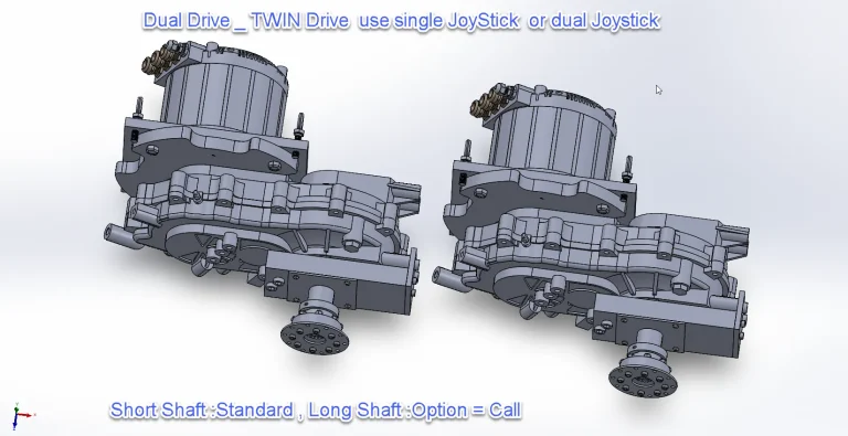 electric inboard dual motor drive