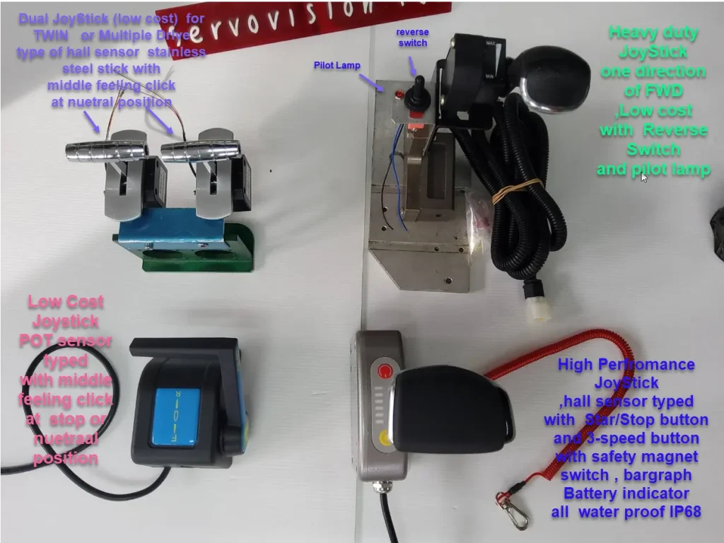 electric inboard joystick control