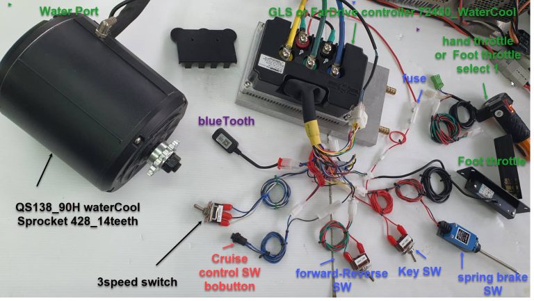 QS138 90H water Cool kit set complete