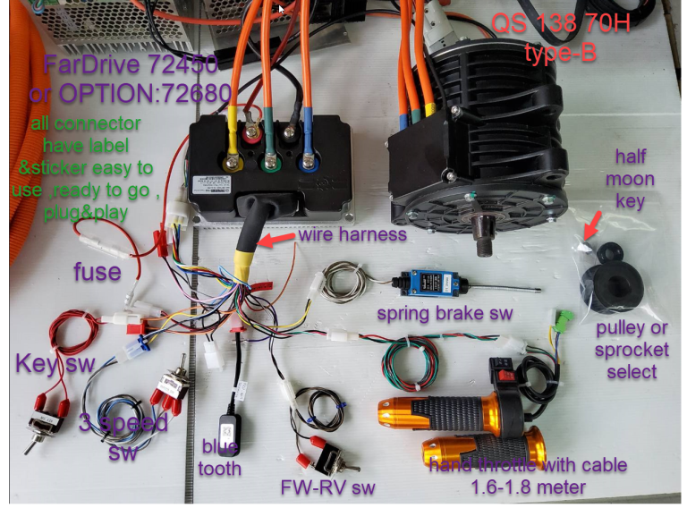 QS138 70H type-B kit set complete