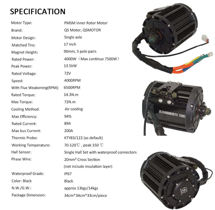QS138 90H V1 Technical details