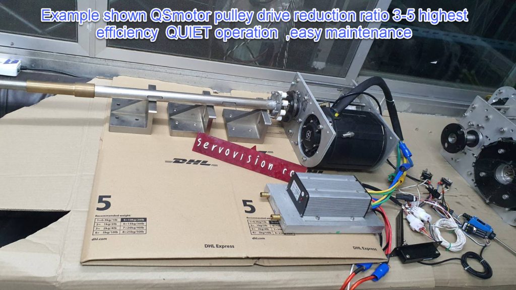 QS138 90H motor 4Kw Water Cool DRAWING_dimension