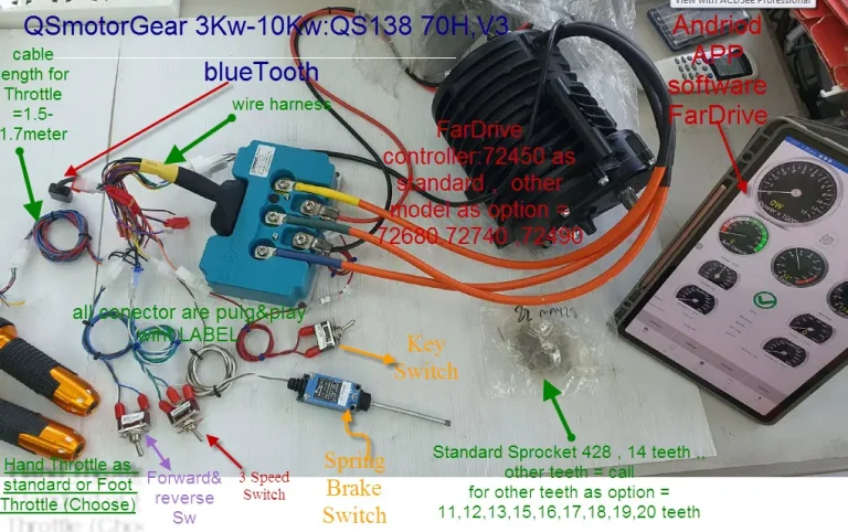 QS138 70H V3 kit set complete