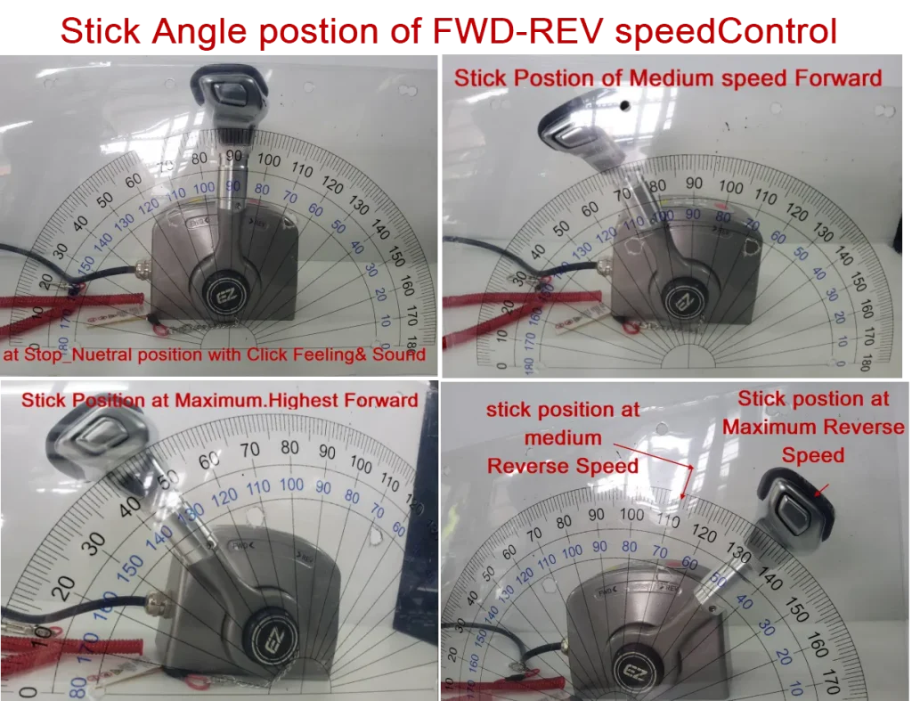 joystick angle position to speed torque control