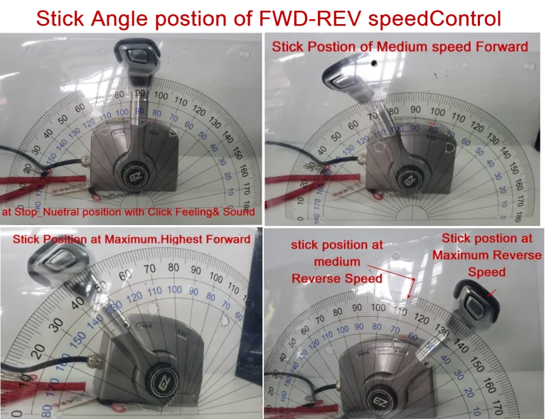 joystick angle position to speed torque control