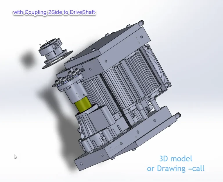 3D model electric inboard