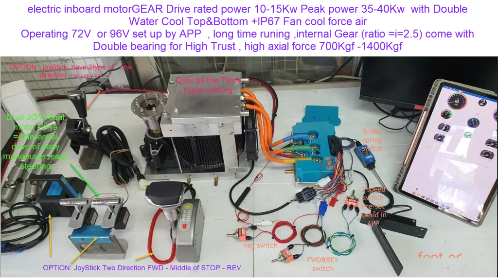 electric inboard 12kw watercool_Fan cool