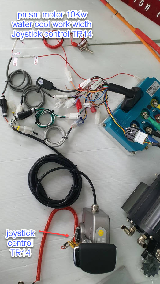 EV motor joystick ocntrol 10Kw water cool