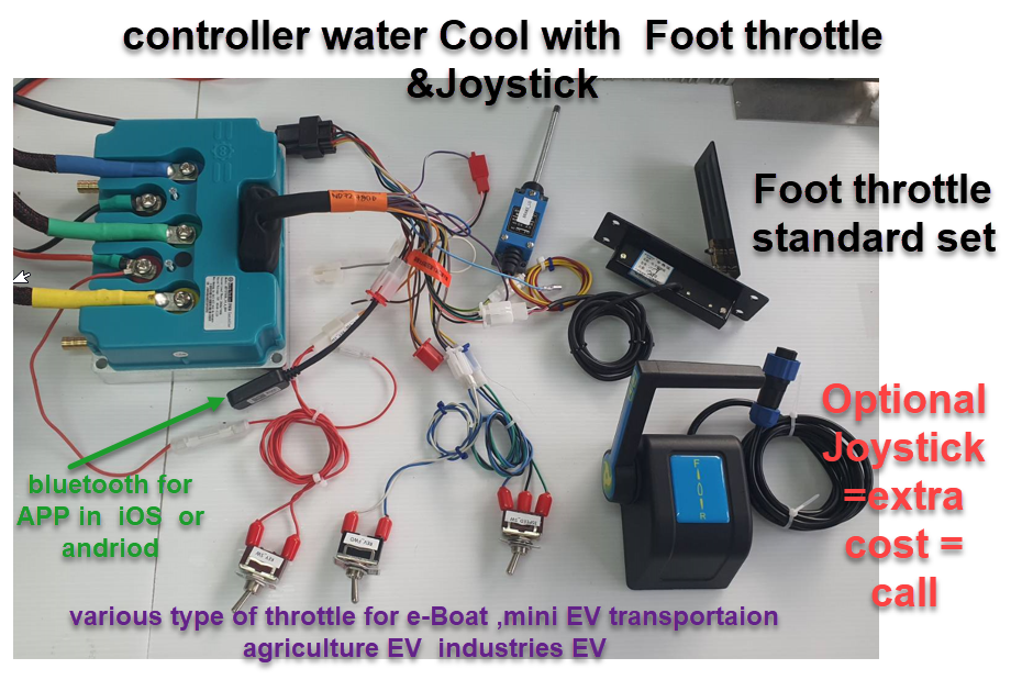 bldc motor hand throttle foot throttle joystick control