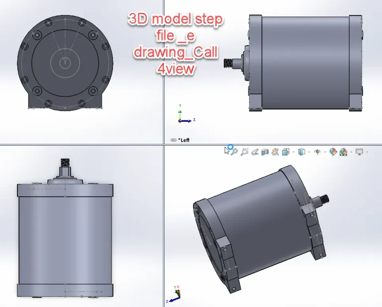 3D model step file FW11_4view