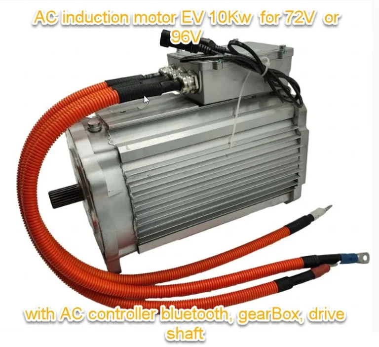 AC induction motor EV 10Kw for 72V or 96V