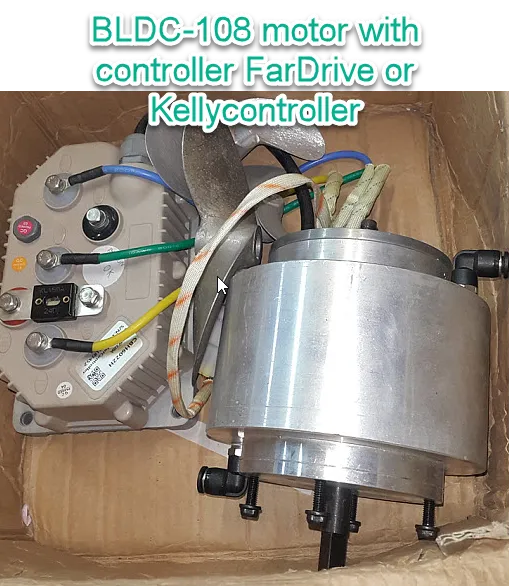 BLDC-108 motor with controller FarDrive or Kellycontroller