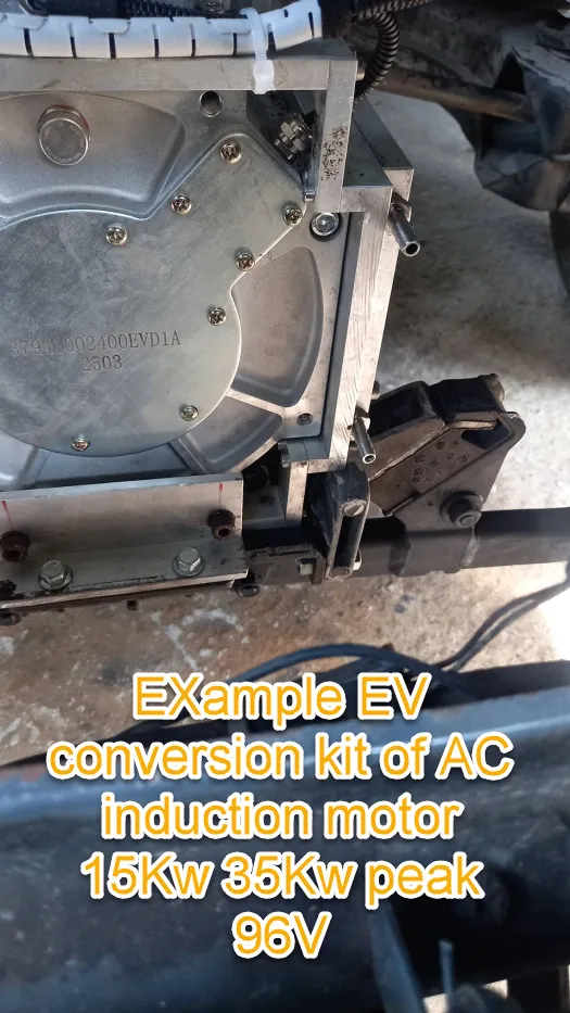 EV conversion kit of AC induction motor 15Kw 35Kw peak 96V