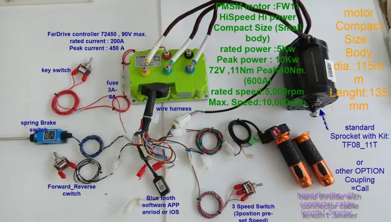 FW11 motor for Gocart_Mini Bike_micro EV kit set