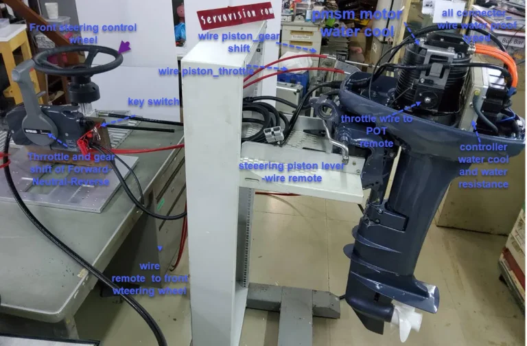 electric outboard Front Cover openCASE_10HP 15HP same