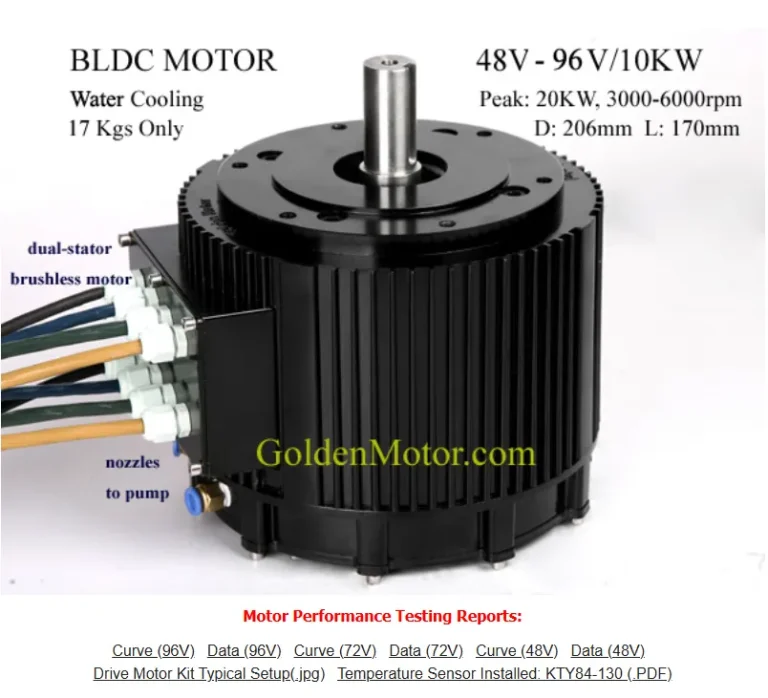 HPM10K_48V_72V_96V fan cool or Liquid cool