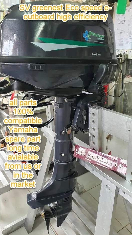 SV greenest Eco speed e-outboard high efficiency