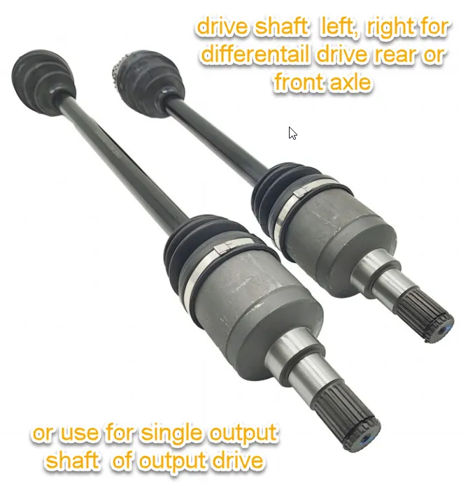 drive shaft left, right for differentail drive rear or front axle