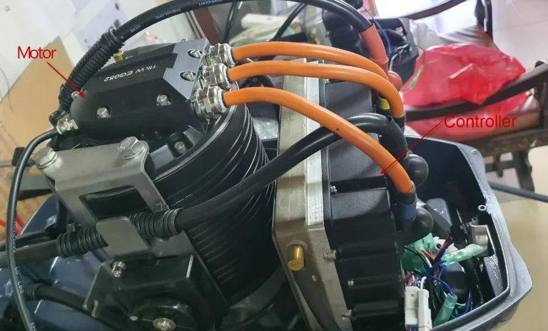 electric Outboard 15HP_10HP Remote control internal Motor and Controller SVgreenest Eco speed