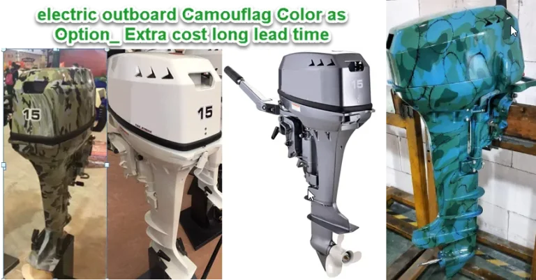electric outboard Camouflag Color as Option_ Extra cost