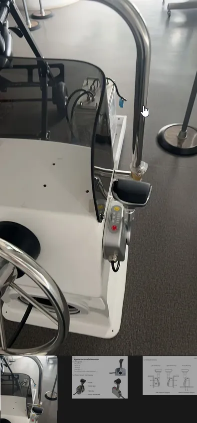 Joystick electric inboard Joystick electric outboardTRC