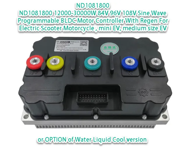 ND1081800 12000-30000W 84V 96V 108V Controller Regen Electric Scooter e-Motorcycle ,mini EV,medium size EV controller