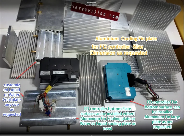 Fardrive aluminum cooling Fin plate for fardrive controller any size per requested