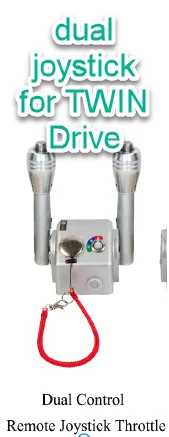dual joystick for TWIN Drive electric outboard